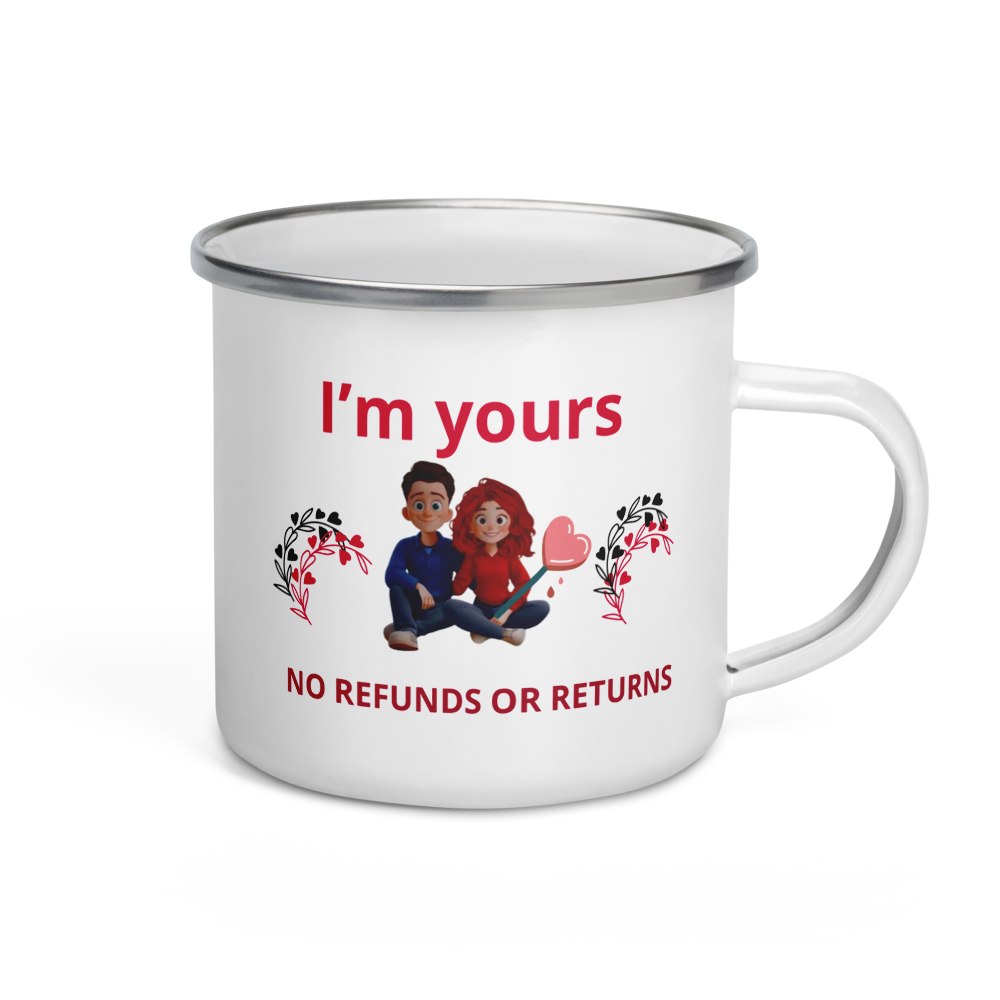 💕 Gift for Her – Cute & Romantic Enamel Mug