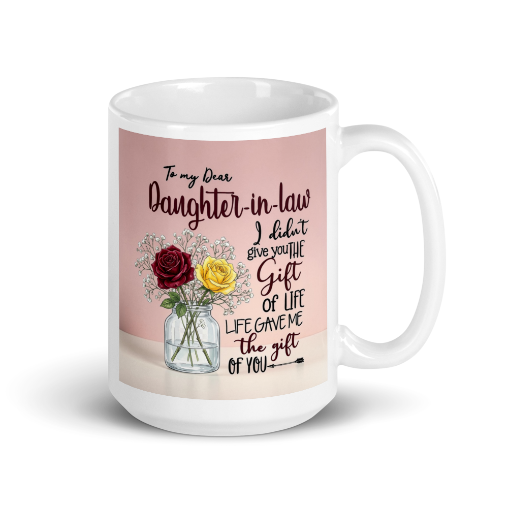"I didn't give you the gift of life...." White Glossy Mug