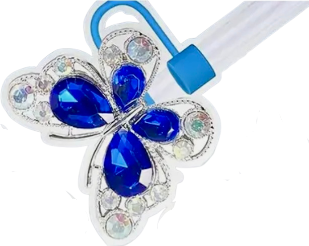 Product add-ons – butterfly toppers for straws ￼