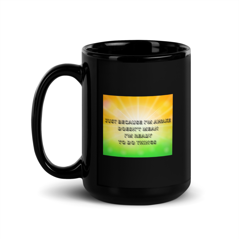 “Just Because You Asked…” Honey-Do List Black Glossy Mug