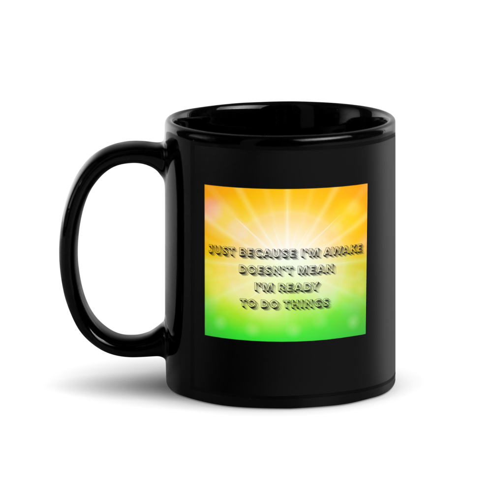“Just Because You Asked…” Honey-Do List Black Glossy Mug