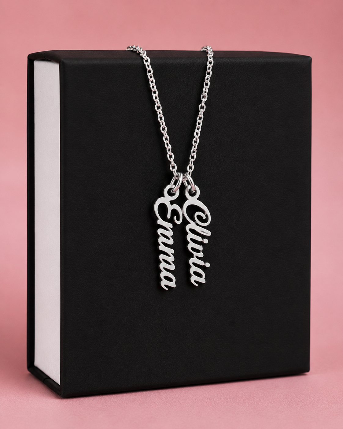 VERTICAL NAME (Personalized) Necklace NoMC - (HMD or ANY OCCASION)