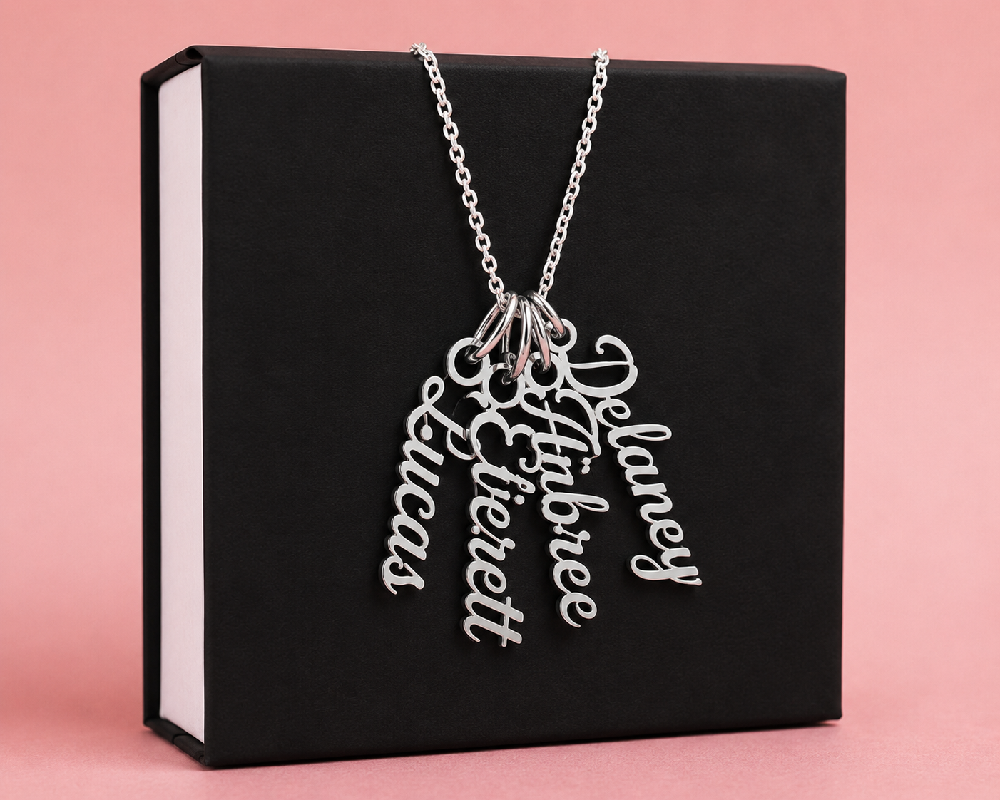 VERTICAL NAME (Personalized) Necklace NoMC - (HMD or ANY OCCASION)