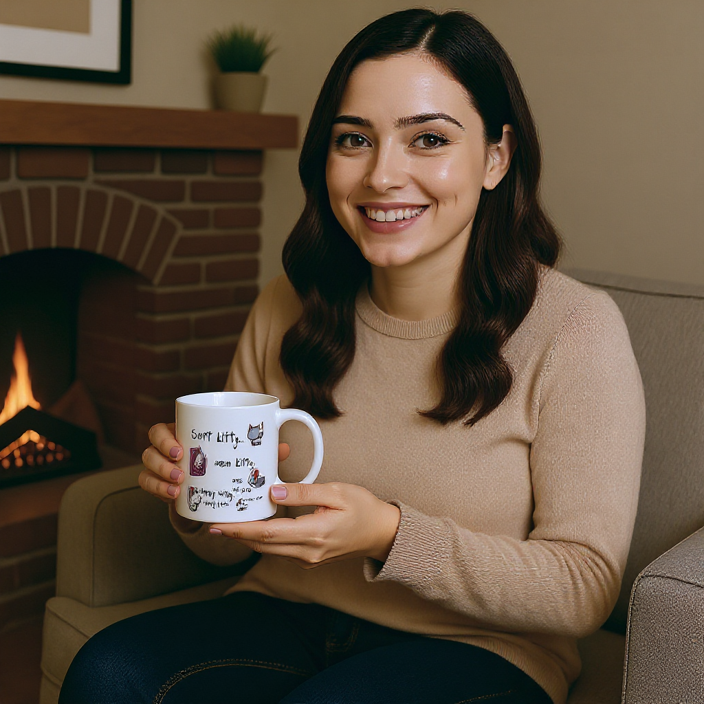 Cat lover's mug - soft kitty ...