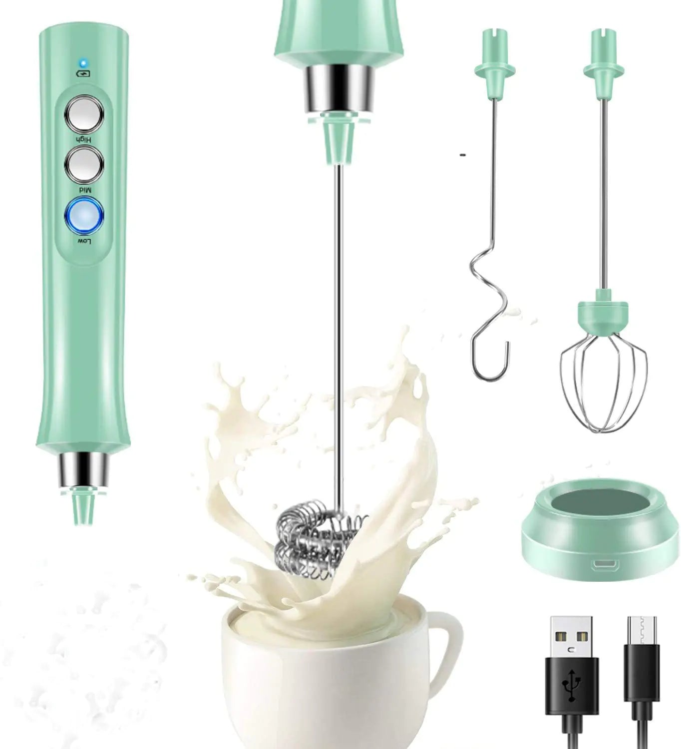 ✨Product Add-on - Portable USB Rechargeable Electric Milk Frother