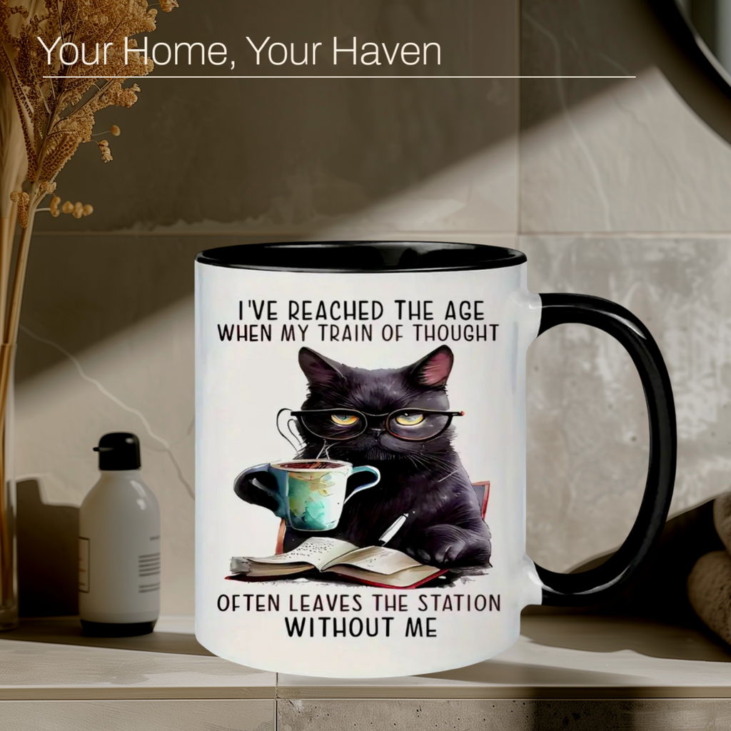 Cat lover's mug - I've reached the age...