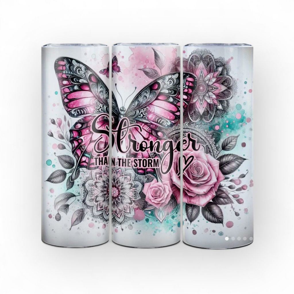 Themed Tumbler - Stronger than a storm...