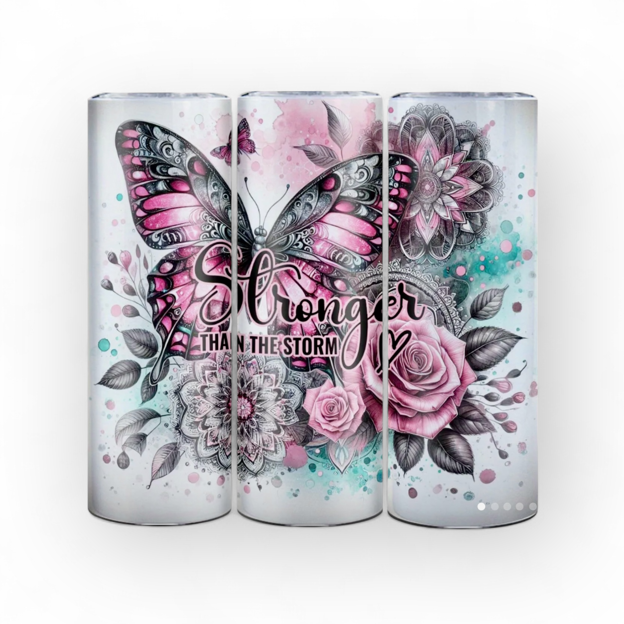 Themed Tumbler - Stronger than a storm...
