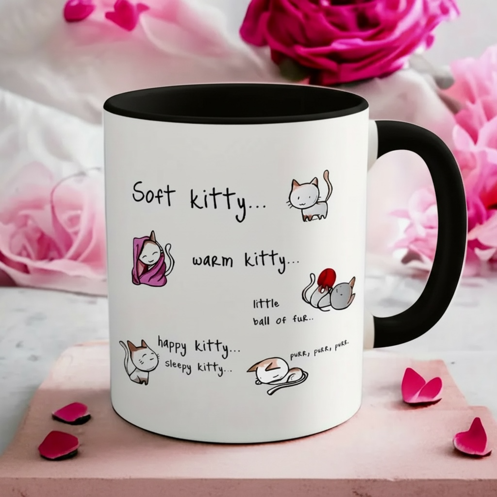 Cat lover's mug - soft kitty ...