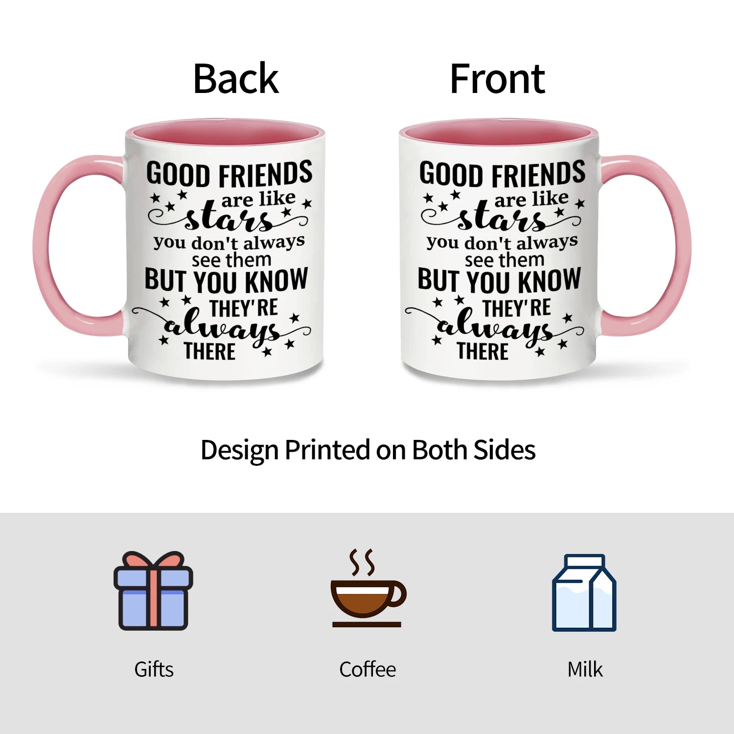 ✨Seasonal or Uplifting Sips - Good Friends are Like Stars...