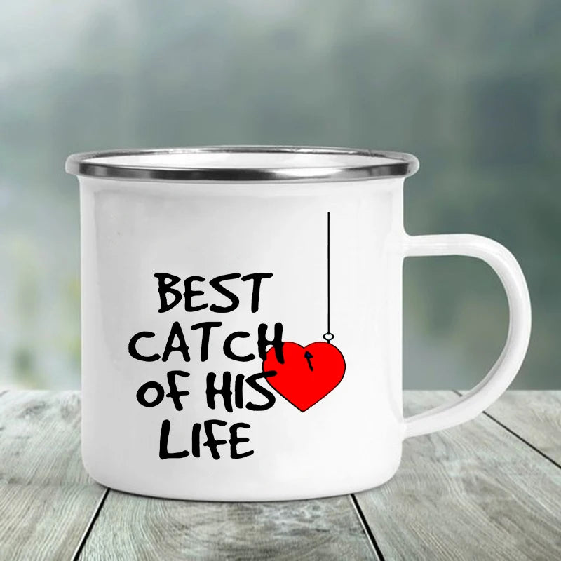 ✨Seasonal or Uplifting Sips - Great Fisherman & Best Catch Couple Mugs