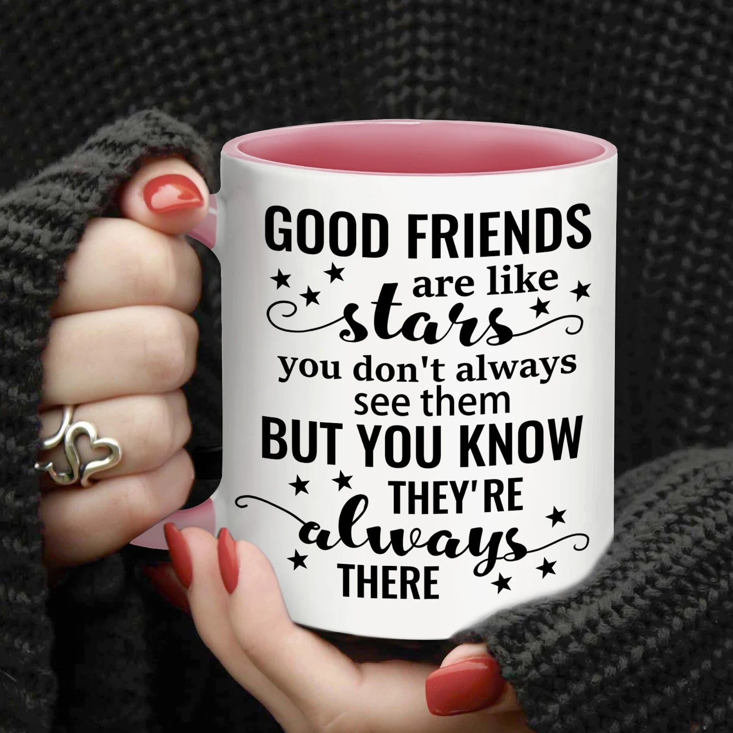✨Seasonal or Uplifting Sips - Good Friends are Like Stars...