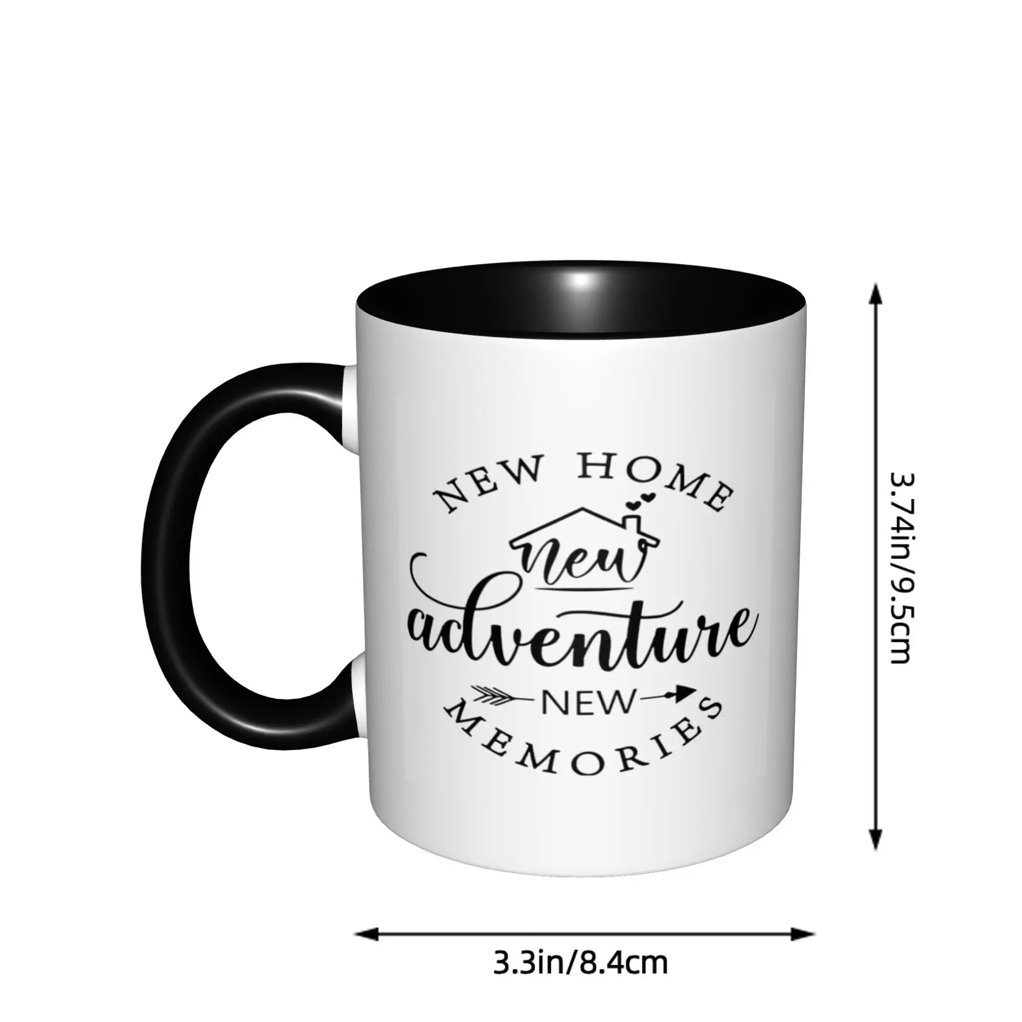 ✨Seasonal or Uplifting Sips - "New Home Adventure" Couple Mugs – 11oz