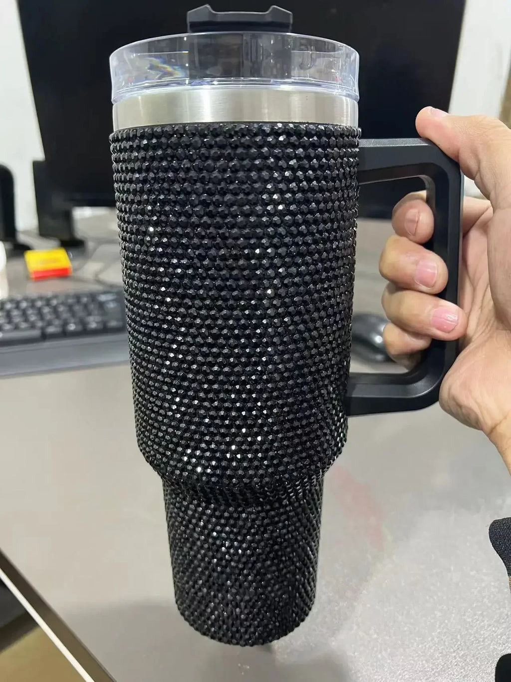 ✨Rhinestone Tumbler w/ Straw - 40oz