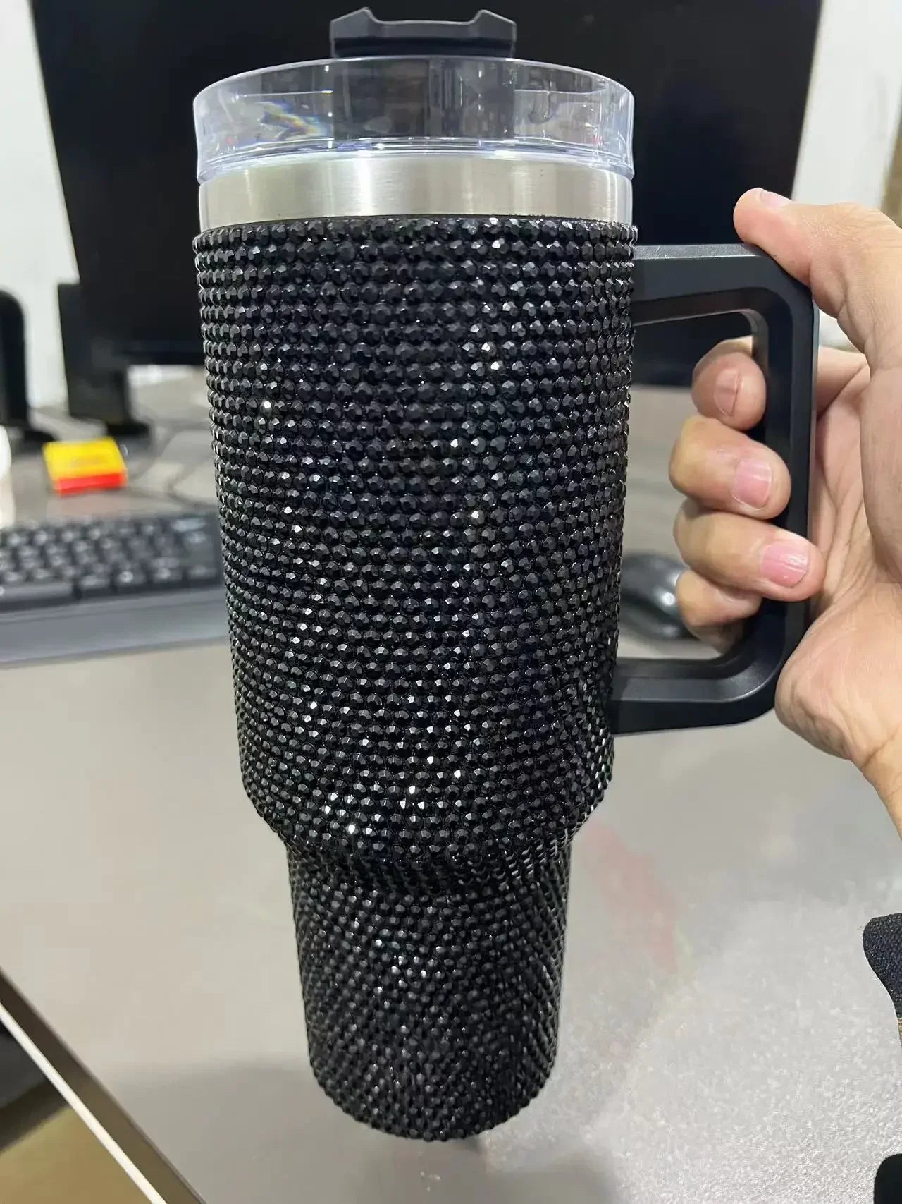 ✨Rhinestone Tumbler w/ Straw - 40oz