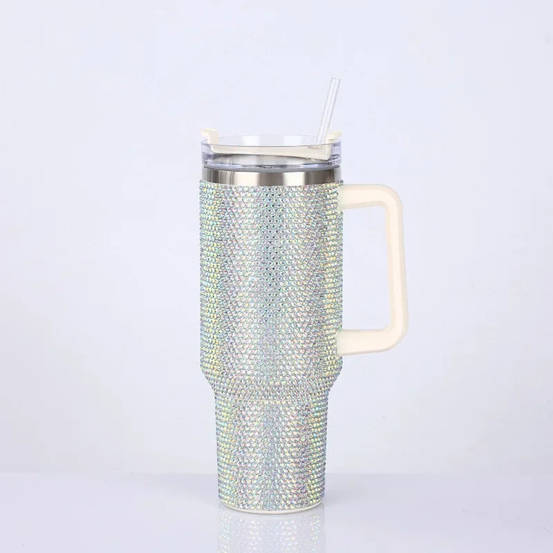 ✨Rhinestone Tumbler w/ Straw - 40oz