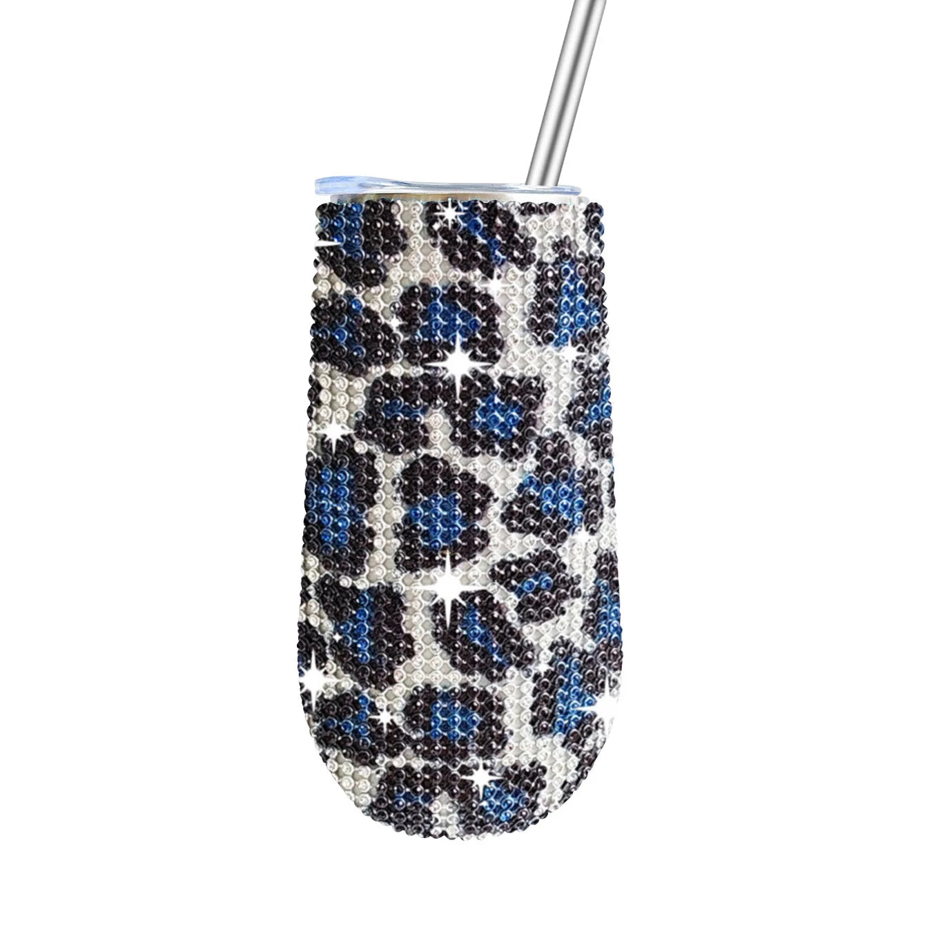 ✨Rhinestone Drinkware - Wine Cup w/ Straw - 6 oz
