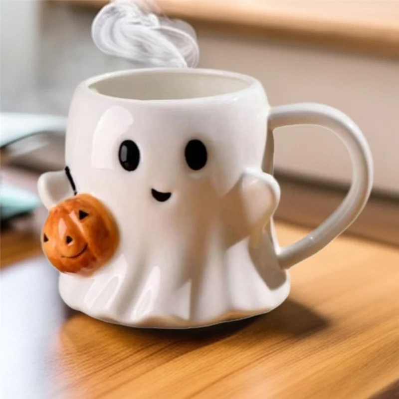 🎃 Trick-or-Treat Ghost Mug