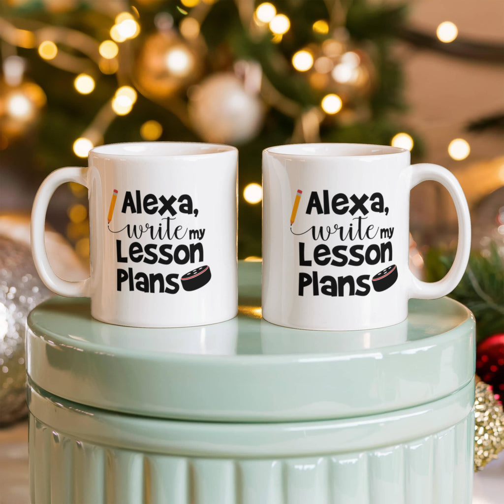 "Alexa, write my..." White Mug