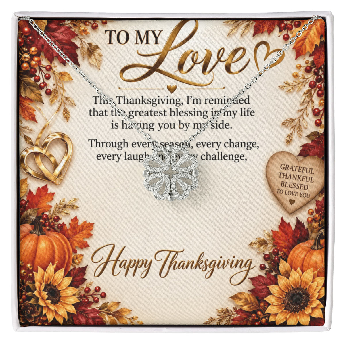 Magnetic Hearts necklace (Any type of relationship - THANKSGIVING)
