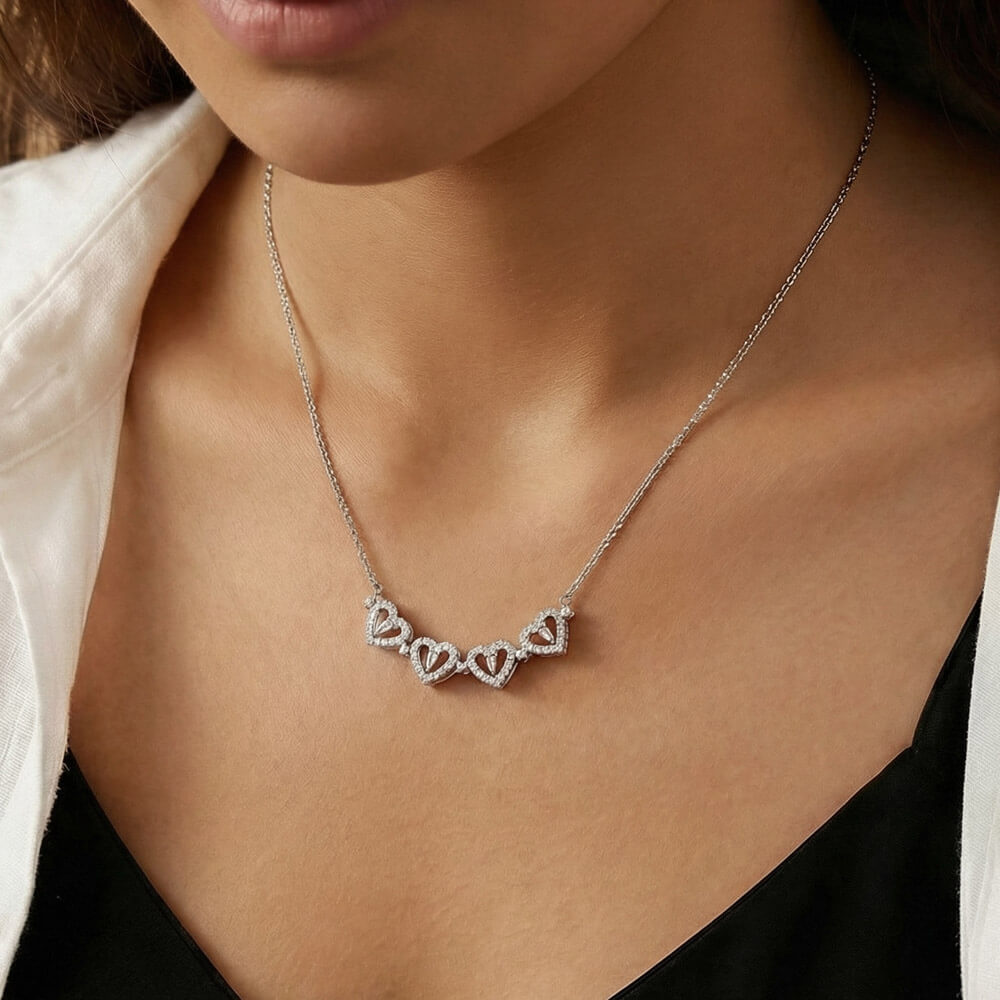 Magnetic Heart Connection Necklace – A Symbol of Love (VARIOUS RELATIONSHIPS and ANY OCCASION)
