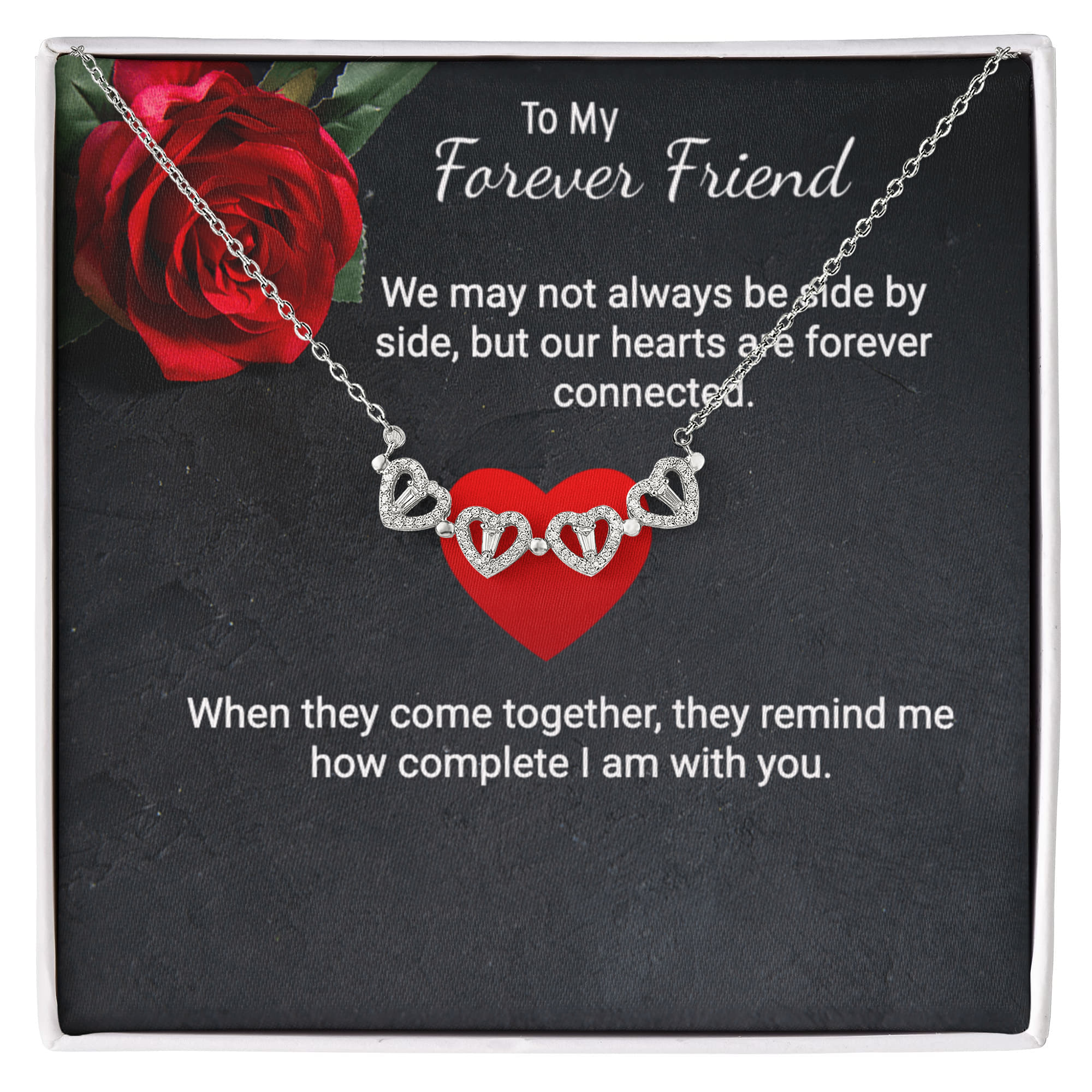 Magnetic Heart Connection Necklace – A Symbol of Love (VARIOUS RELATIONSHIPS and ANY OCCASION)