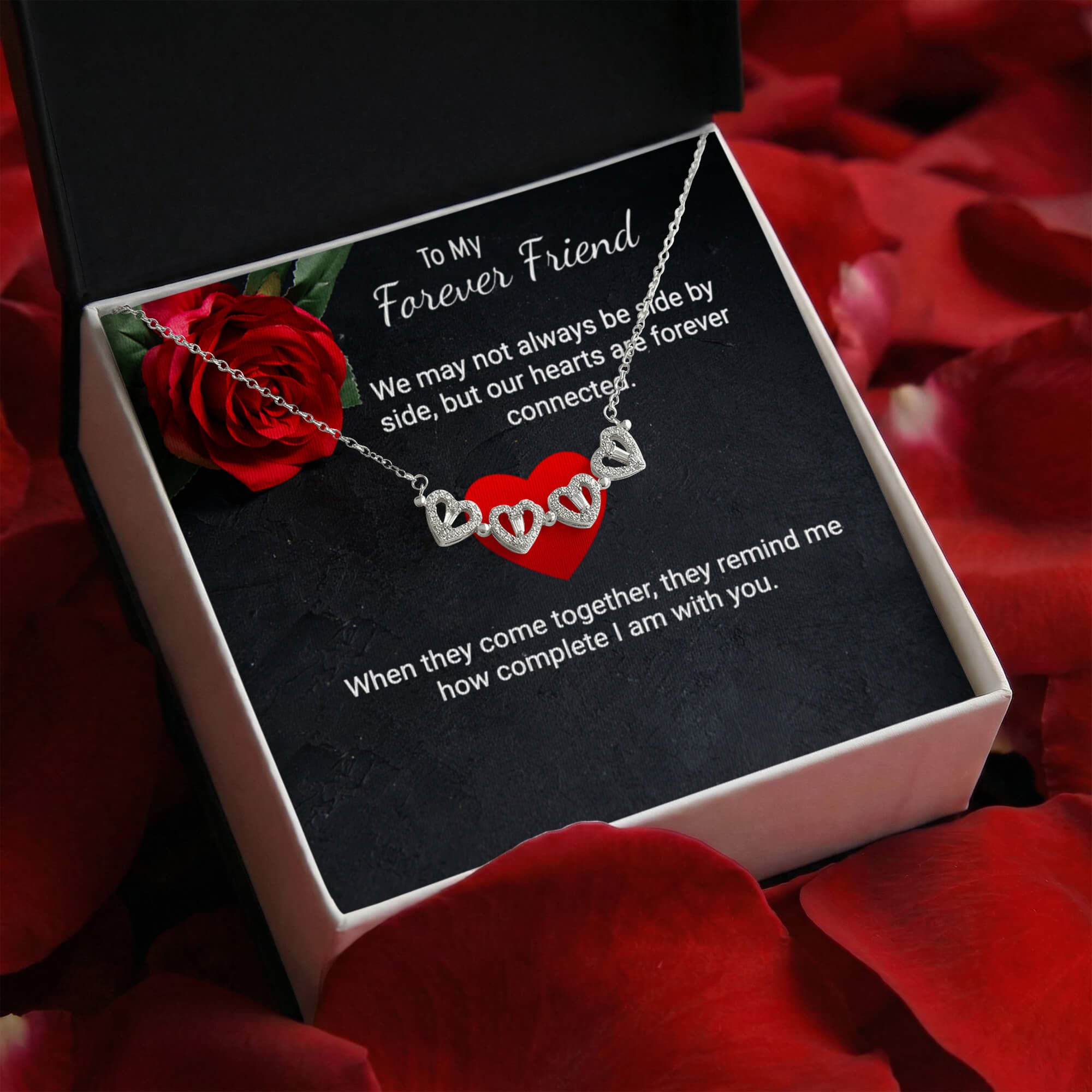 Magnetic Heart Connection Necklace – A Symbol of Love (VARIOUS RELATIONSHIPS and ANY OCCASION)