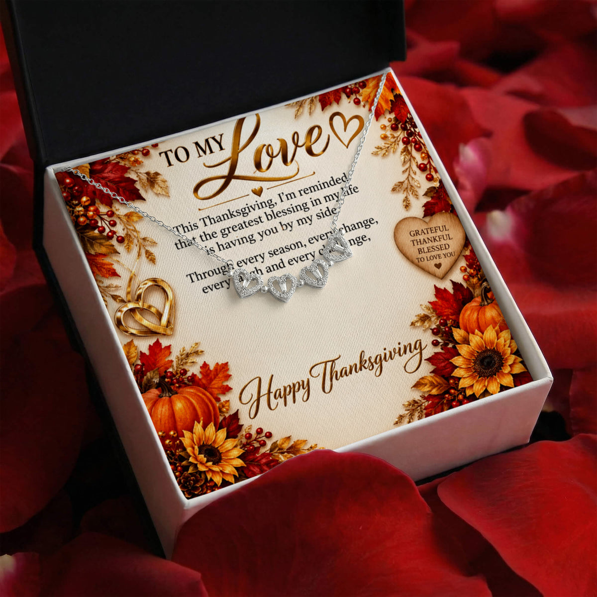 Magnetic Hearts necklace (Any type of relationship - THANKSGIVING)