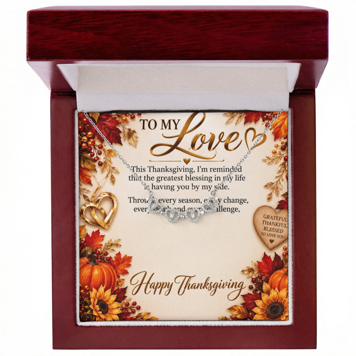 Magnetic Hearts necklace (Any type of relationship - THANKSGIVING)
