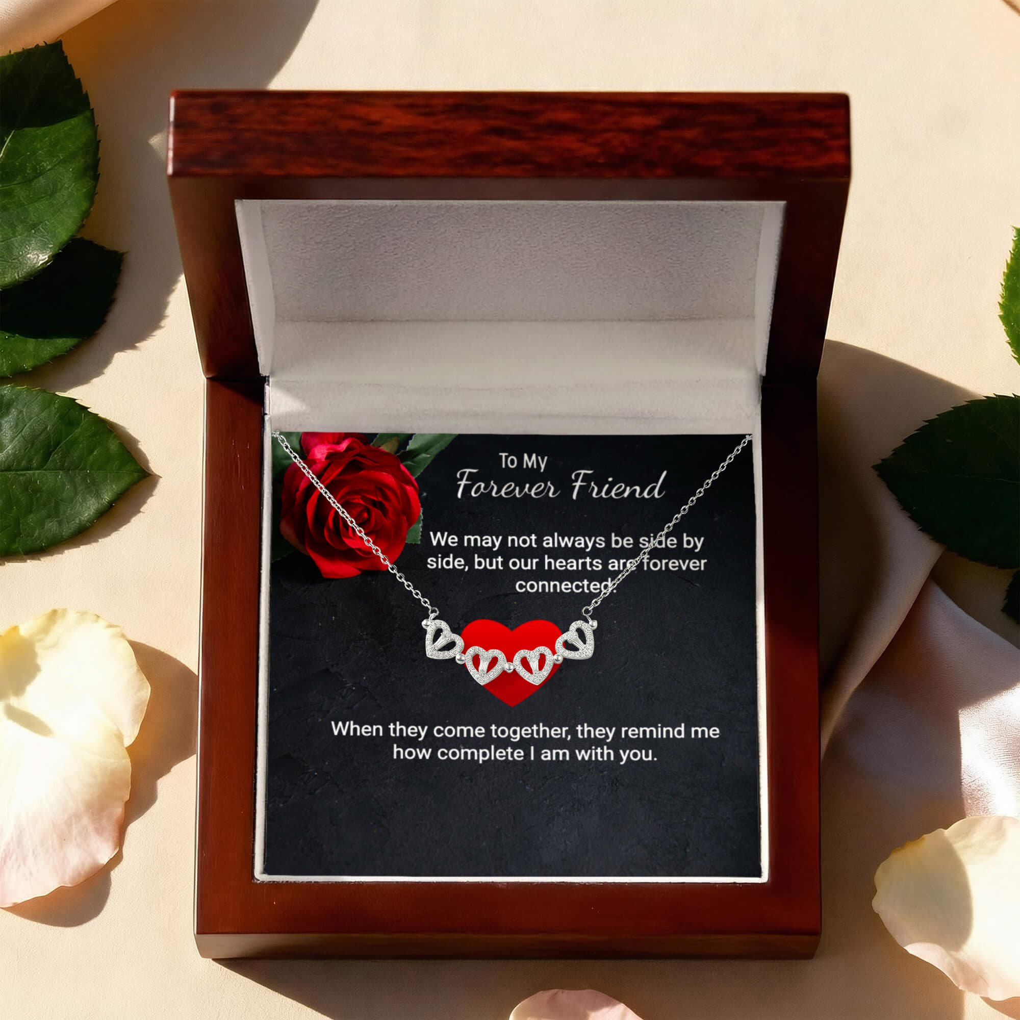 Magnetic Heart Connection Necklace – A Symbol of Love (VARIOUS RELATIONSHIPS and ANY OCCASION)