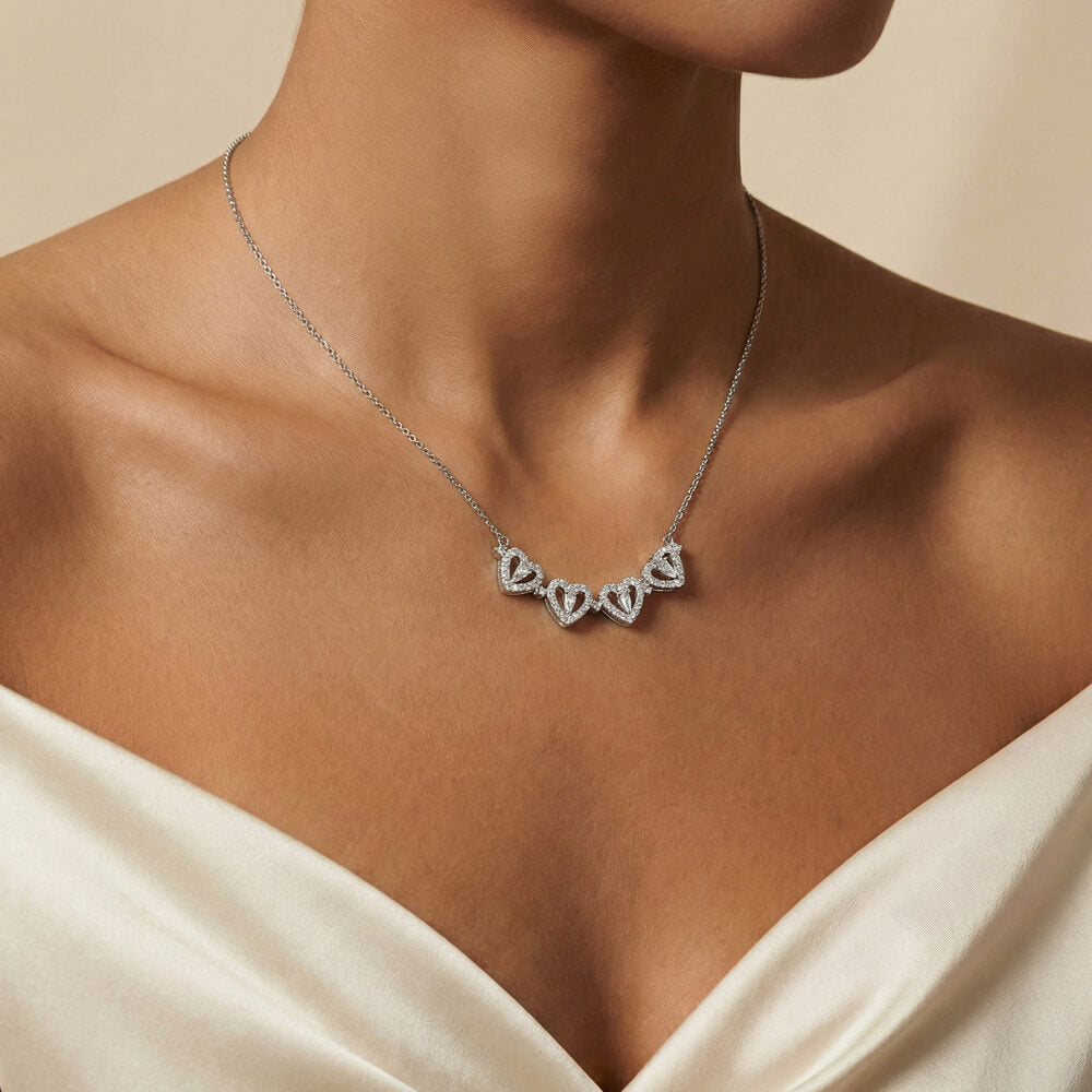 Magnetic Hearts Necklace - NoMC (VARIOUS RELATIONSHIPS and ANY OCCASION)