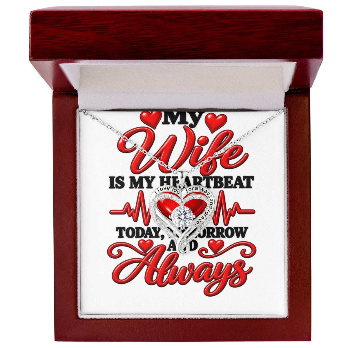 Love You Always necklace (Wife or domestic Partner)