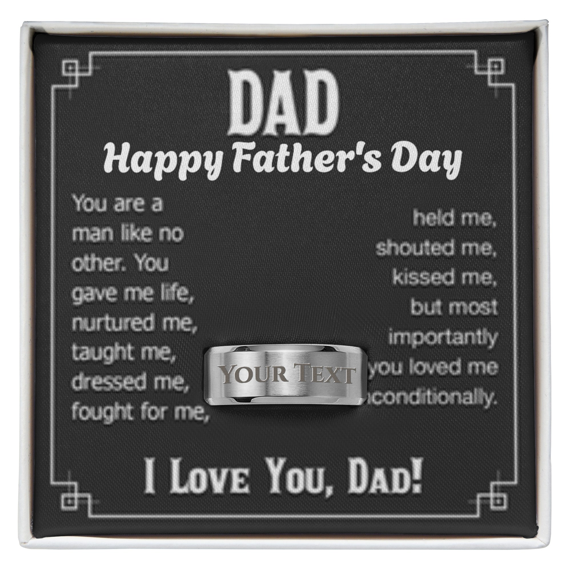 HFD - Engraved Men's Ring (S or D)