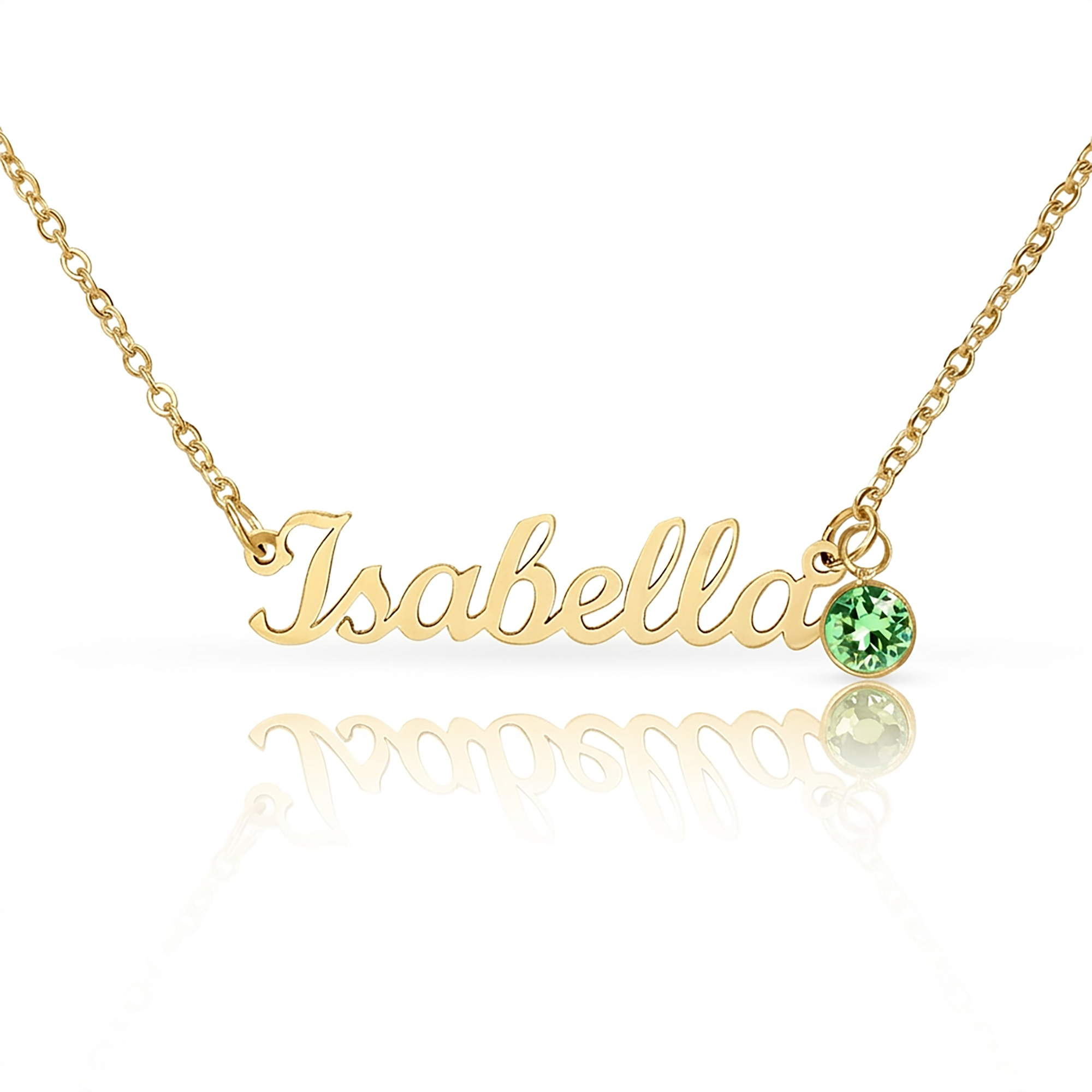 Birthstone Name Necklace – Personalized Jewelry Gift NoMC (ANY RELATIONSHIPS & ANY OCCASION)