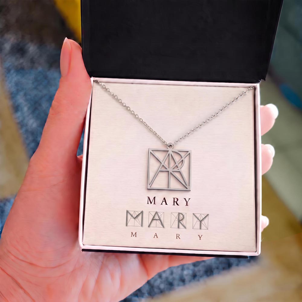 Custom Monogram necklace