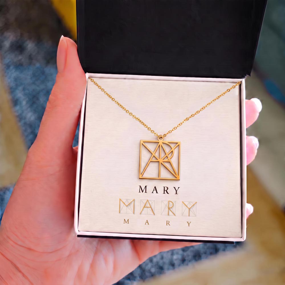 Custom Monogram necklace