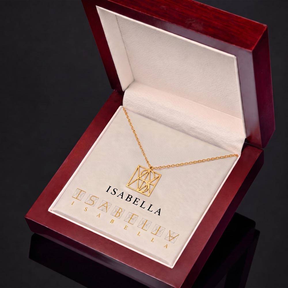 Custom Monogram necklace