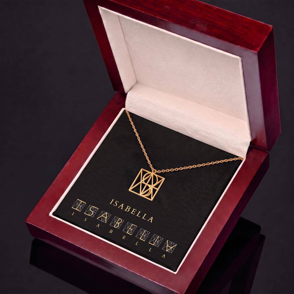 Custom Monogram necklace