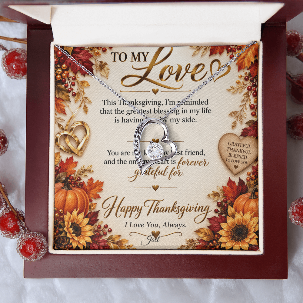 Forever Love necklace (Thanksgiving)