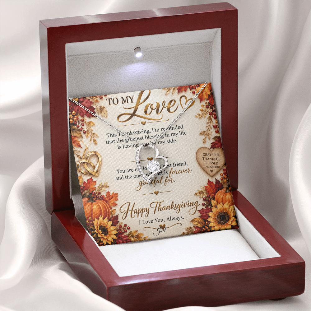 Forever Love necklace (Thanksgiving)
