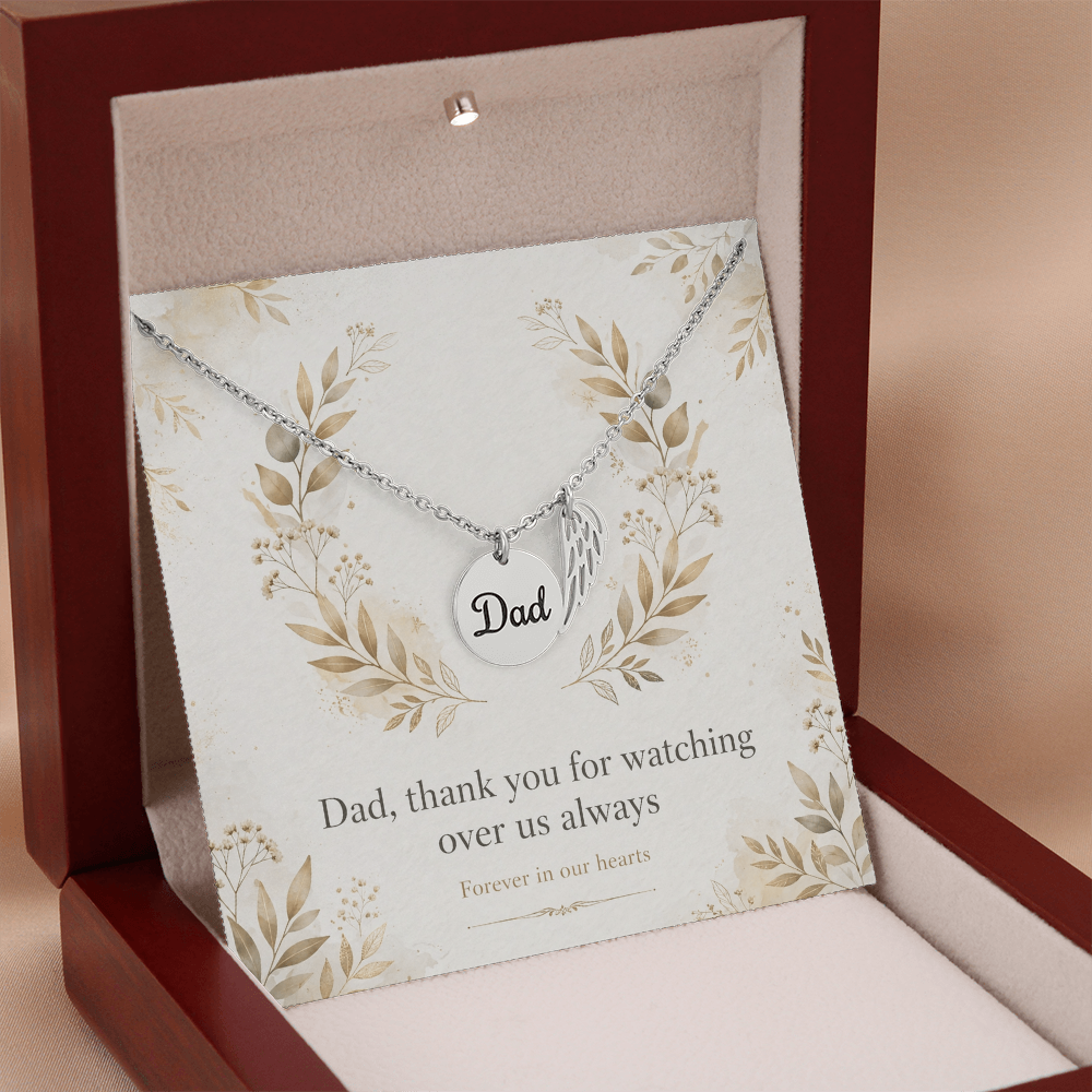 Memorial Necklace – Dad - (For FEMALE)
