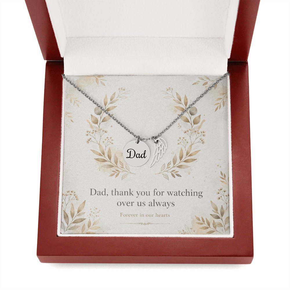 Memorial Necklace – Dad - (For FEMALE)