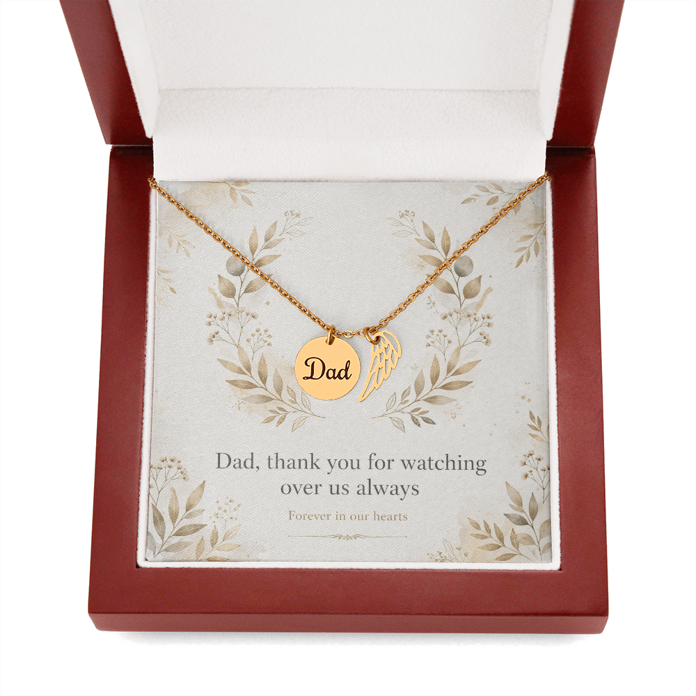 Memorial Necklace – Dad - (For FEMALE)