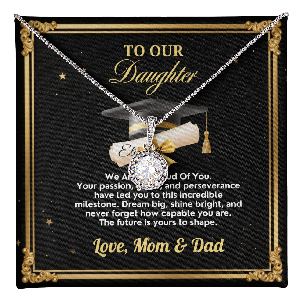 GRADUATION - (TO OUR Daughter) Eternal Hope Necklace