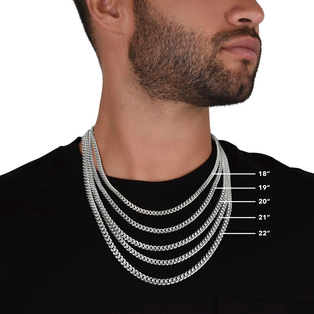 Cuban Link (MALE) - TO: Dad  FROM: Daughter (FD or ANY OCCASION)