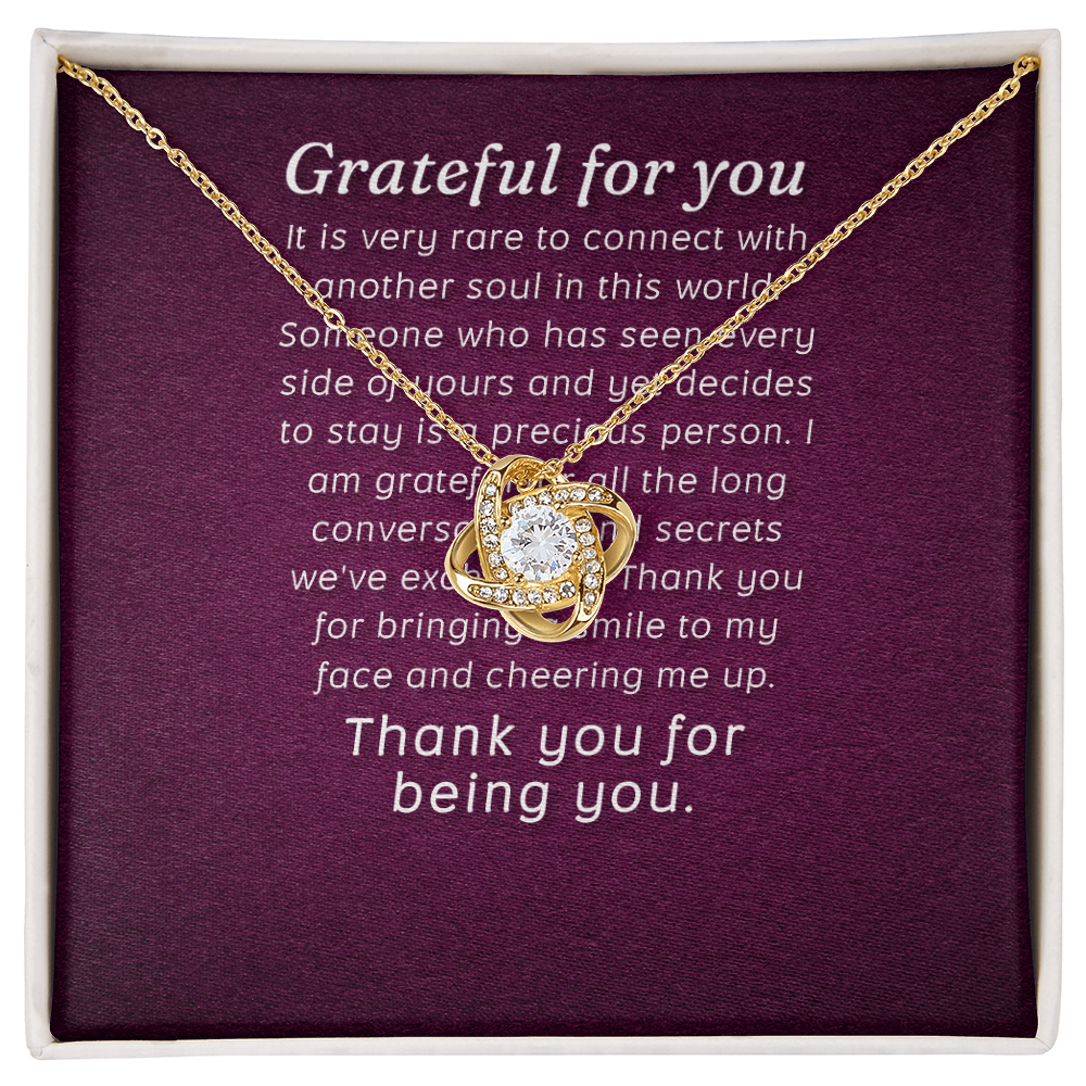 Love Knot necklace (VARIOUS RELATIONSHIPS & ANY OCCASION) HMD