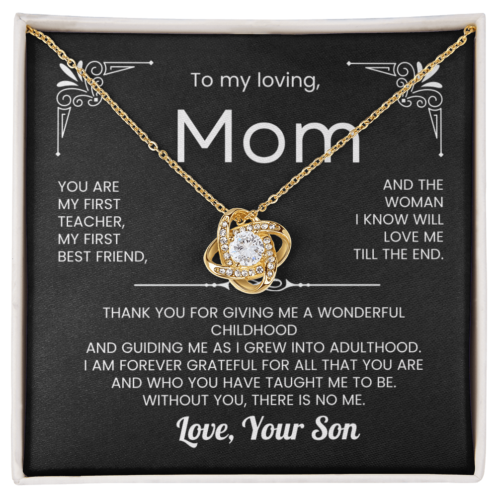 Love Knot Necklace - TO: Mom FROM: Son (ANY OCCASION)