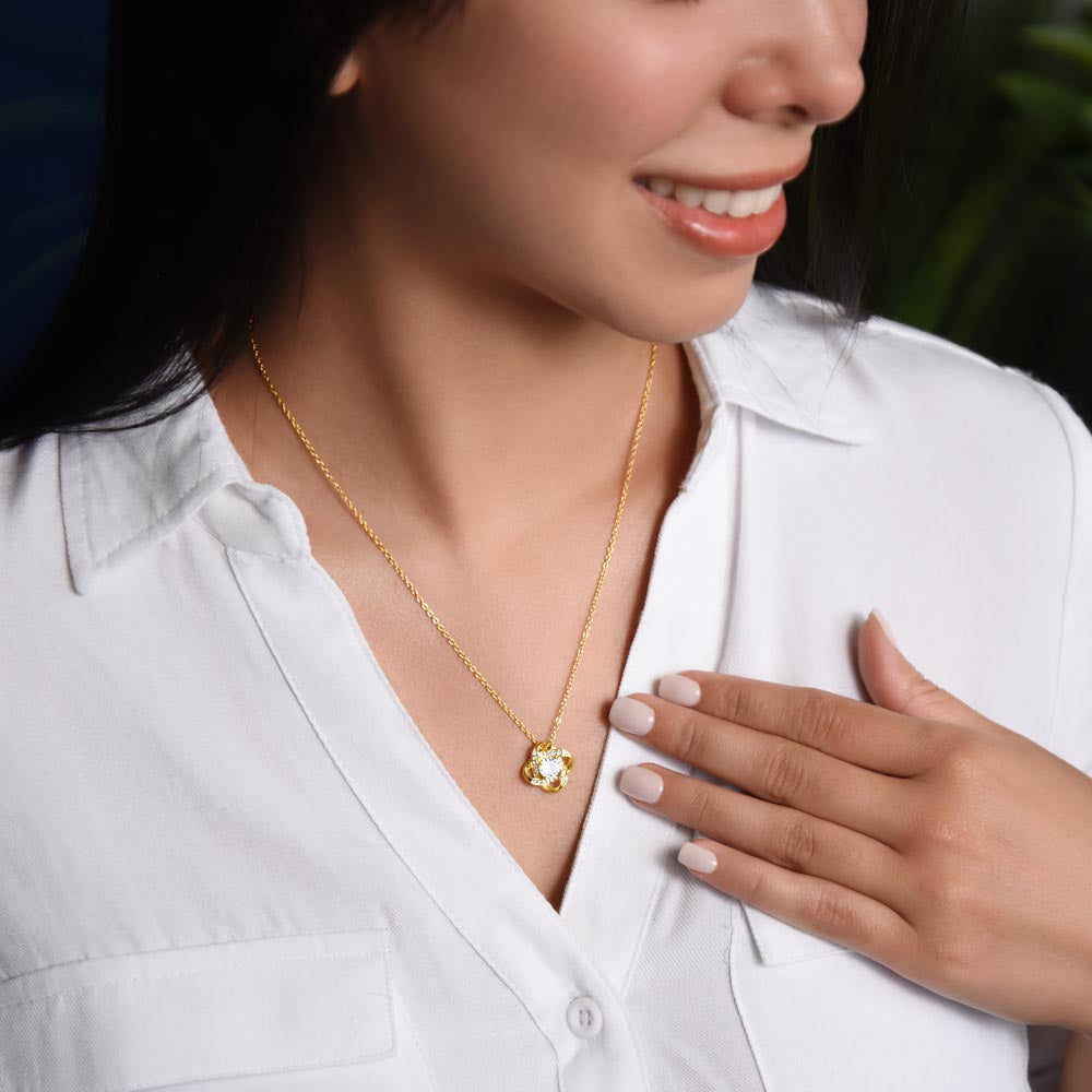 Love Knot Necklace - TO: Mom FROM: Son (ANY OCCASION)