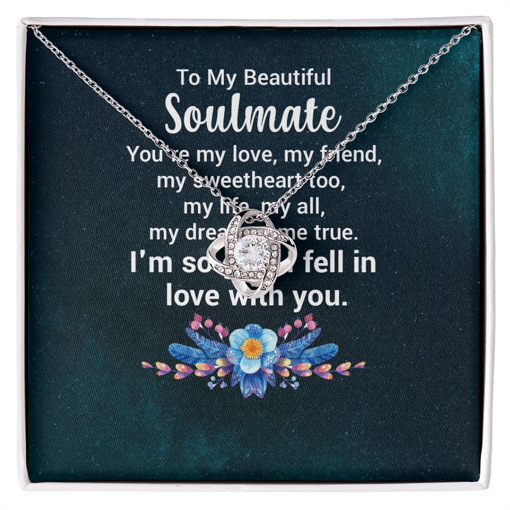 Love Knot necklace - To my beautiful Soulmate