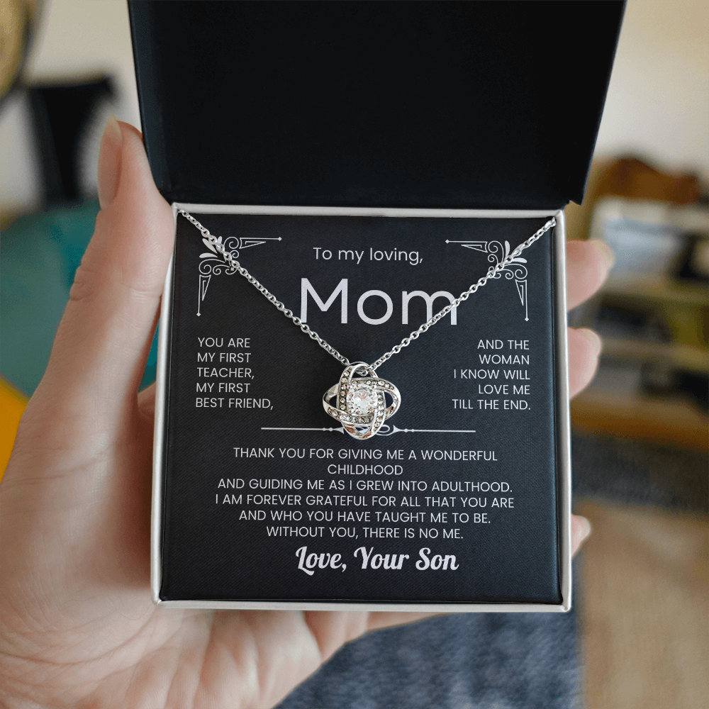 Love Knot Necklace - TO: Mom FROM: Son (ANY OCCASION)